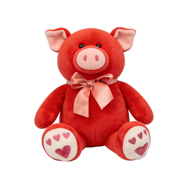 Pig Plush Toy Figure Short Plush Stuffed Doll Custom-Made Soft Animal Toy