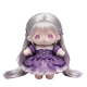 20cm Purple Lolita PP Cotton Doll Customized Naked Baby Plush Toy Girl Star Support Doll